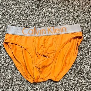 Calvin Klein Orange Briefs